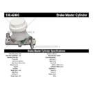 Centric Parts 130.42403 Brake Master Cylinder 3