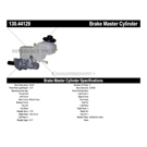 2016 Toyota Corolla Brake Master Cylinder 3