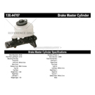 1991 Toyota Pick-up Truck Brake Master Cylinder 3