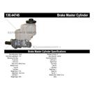 2014 Toyota Tacoma Brake Master Cylinder 3