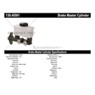 Centric Parts 130.45501 Brake Master Cylinder 3