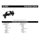 Centric Parts 130.45503 Brake Master Cylinder 3