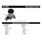 1991 Subaru Loyale Brake Master Cylinder 8