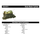 Centric Parts 130.61011 Brake Master Cylinder 8