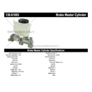 Centric Parts 130.61083 Brake Master Cylinder 3