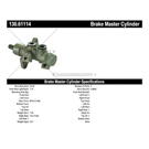 Centric Parts 130.61114 Brake Master Cylinder 3