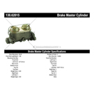 1969 Cadillac Commercial Chassis Brake Master Cylinder 3