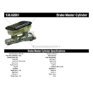 1995 Cadillac Commercial Chassis Brake Master Cylinder 3