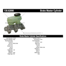1999 Saturn SC2 Brake Master Cylinder 3