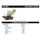 2001 Plymouth Neon Brake Master Cylinder 3