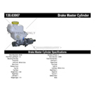 2007 Dodge Magnum Brake Master Cylinder 3