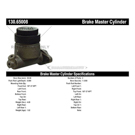 Centric Parts 130.65008 Brake Master Cylinder 3
