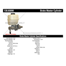 2007 Ford F Series Trucks Brake Master Cylinder 3