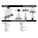 Centric Parts 130.65101 Brake Master Cylinder 8