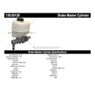 Centric Parts 130.65128 Brake Master Cylinder 3