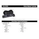 Centric Parts 130.67005 Brake Master Cylinder 3