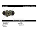 Centric Parts 134.44501 Brake Slave Cylinder 3