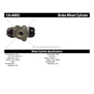 2014 Scion iQ Brake Slave Cylinder 3