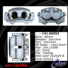 Centric Parts 141.66054 Brake Caliper 4
