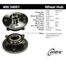 Centric Parts 400.34001 Axle Bearing and Hub Assembly 1