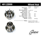 Centric Parts 401.22000 Wheel Hub Assembly 5