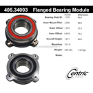 Centric Parts 405.34003 Wheel Bearing Module 1