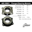 Centric Parts 405.35001 Wheel Bearing Module 1