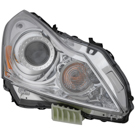 2015 Infiniti Q40 Headlight Assembly Pair 3