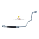 2000 Audi A6 Quattro Power Steering Pressure Line Hose Assembly 1