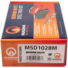 Magma MSD1028M Brake Pad Set 2