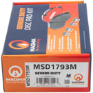 Magma MSD1793M Brake Pad Set 2