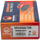 Magma MSD667M Brake Pad Set 2