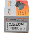 Magma MXD511M Brake Pad Set 2