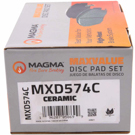 Magma MXD574C Brake Pad Set 4