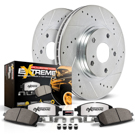 Power Stop K2163-36 Performance Disc Brake Pad and Rotor Kit 1