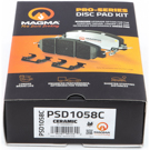 Magma PSD1058C Brake Pad Set 4