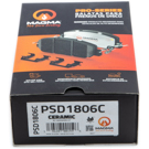 Magma PSD1806C Brake Pad Set 4