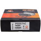Magma PSD574C Brake Pad Set 4