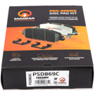 Magma PSD869C Brake Pad Set 4