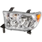 2012 Toyota Sequoia Headlight Assembly Pair 3