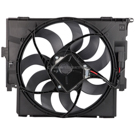 2015 Bmw ActiveHybrid 3 Cooling Fan Assembly 2