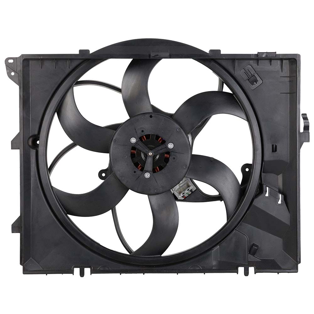 New 2011 BMW 128i Car Radiator Fan Radiator Side - Engine ID N52B30A - Without Trailer Coupling or Hot Climate Package