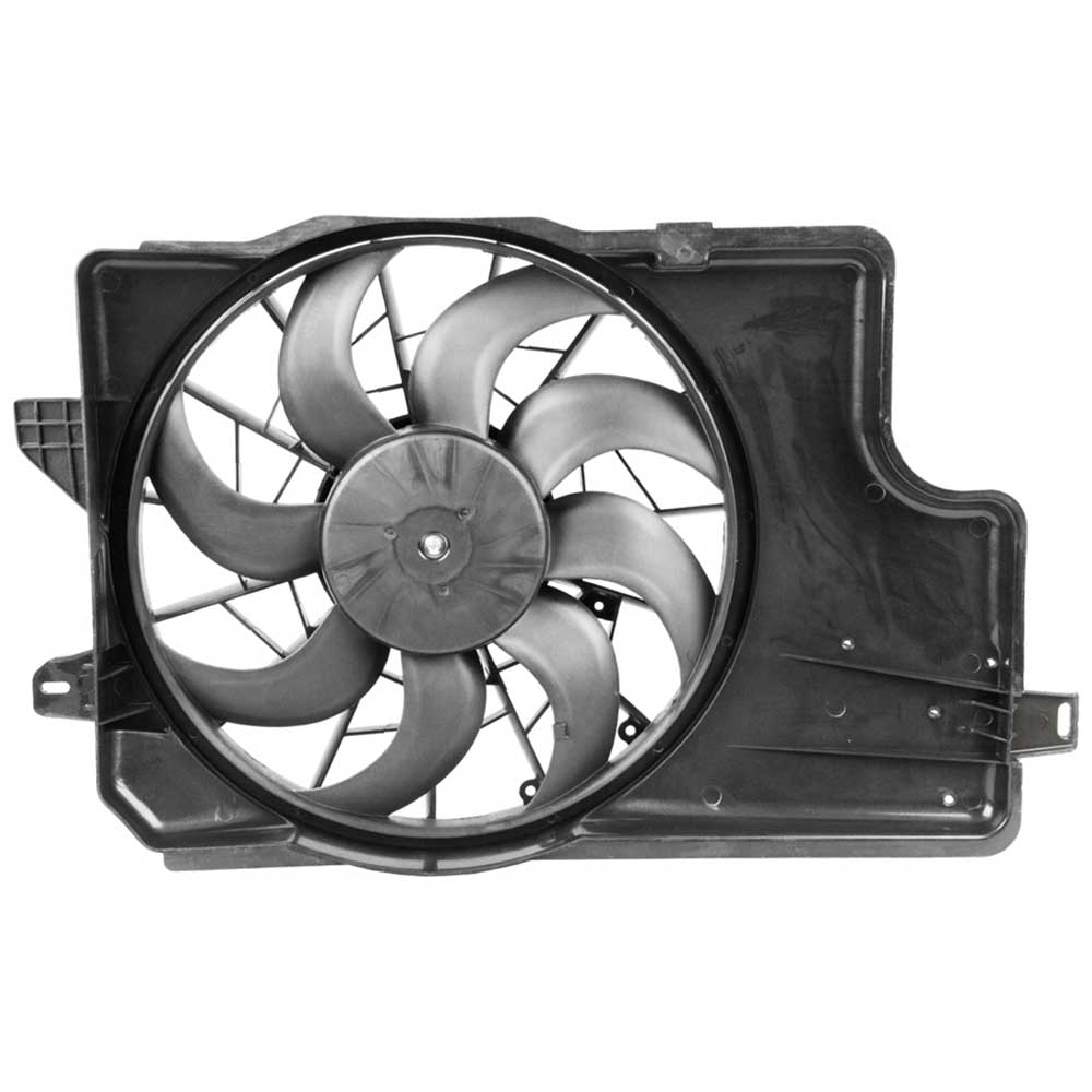 New 1994 Ford Mustang Car Radiator Fan Radiator and Condenser Side - 3.8L Models