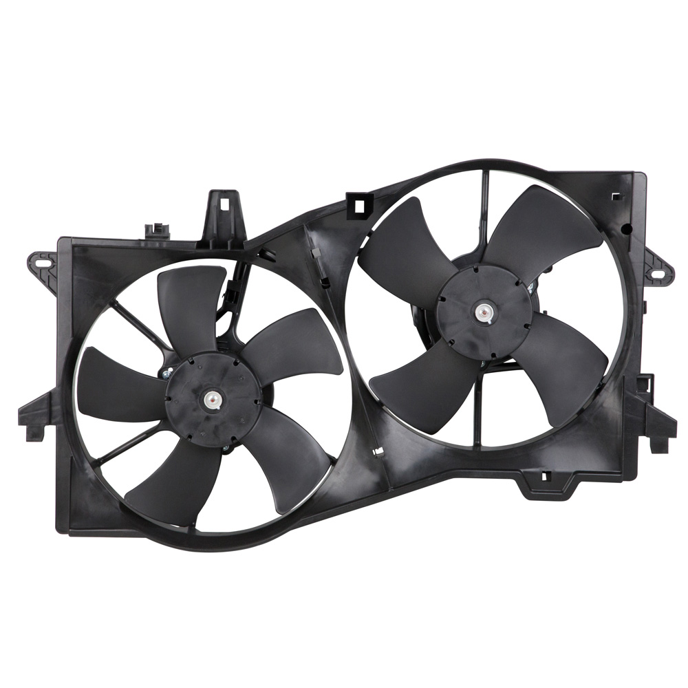 New 2002 Mazda MPV Car Radiator Fan Dual Fan Assembly - Models without Trailer Tow Package