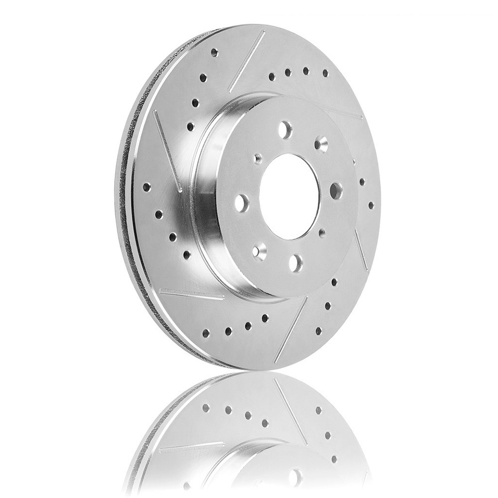 New 1995 Honda Civic Brake Disc Rotor - Front Left and Right Civic - LX - Sedan - Non-ABS - Front