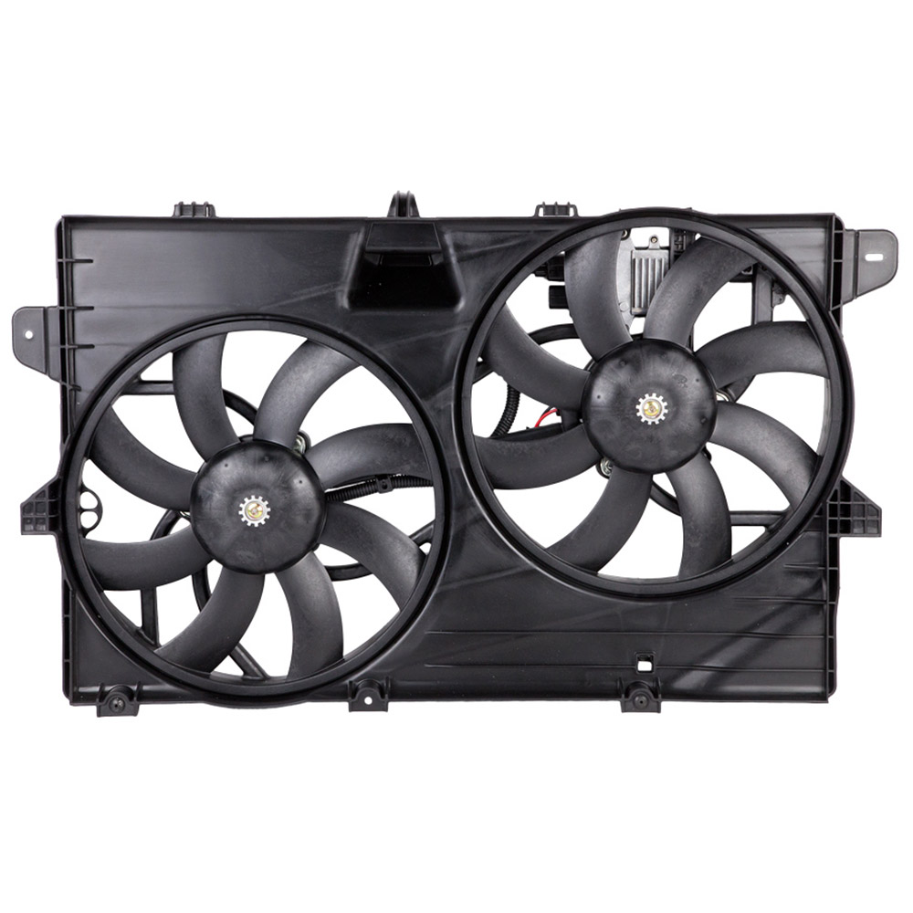 New 2013 Ford Edge Car Radiator Fan Dual Fan Assembly - Models without Towing Package