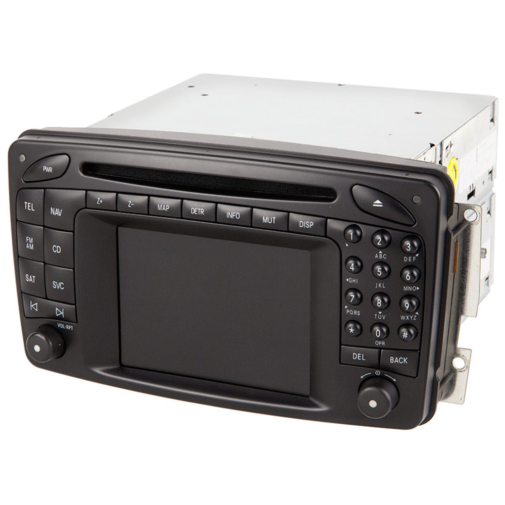 2004 Mercedes Benz CLK500 GPS Navigation System In-Dash Navigation Unit with Satellite Radio with OEM 2038274842