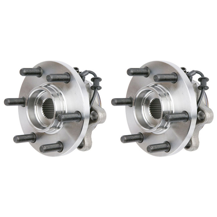 New 2007 Nissan Frontier Wheel Hub Assembly Kit - Front Pair Pair of Front Hubs - 4WD Models