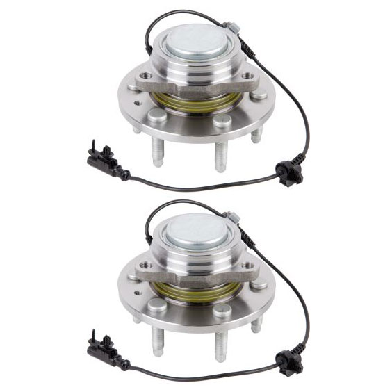 New 2007 Chevrolet Silverado Wheel Hub Assembly Kit - Front Pair Pair of Front Hubs - 1500 Non-Classic Models with Rear Wheel Drive