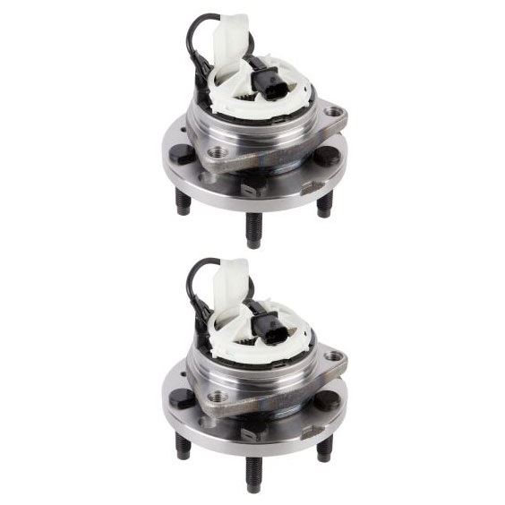 New 2008 Pontiac Solstice Wheel Hub Assembly Kit - Front Pair Pair of Front Hubs- 4 Wheel ABS Models